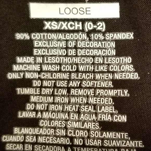 Danskin Pair of Loose straight leggings xs 0/2 - Picture 5 of 7